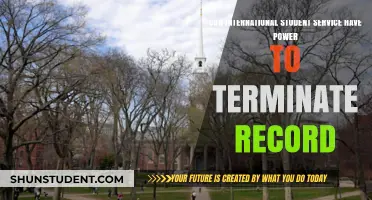International Student Services: Power to Terminate Records?