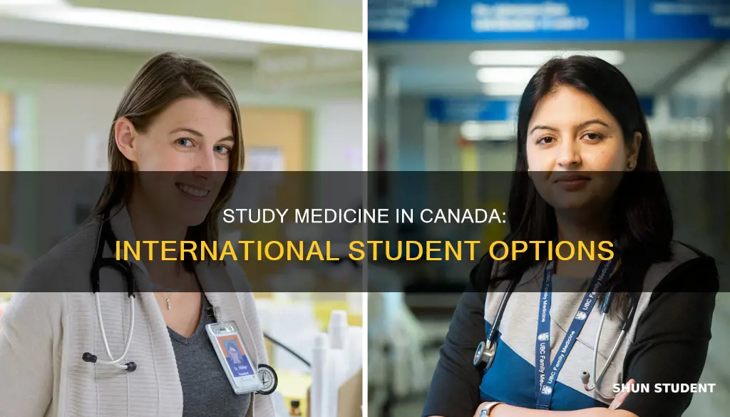 can international student study medicine in canada