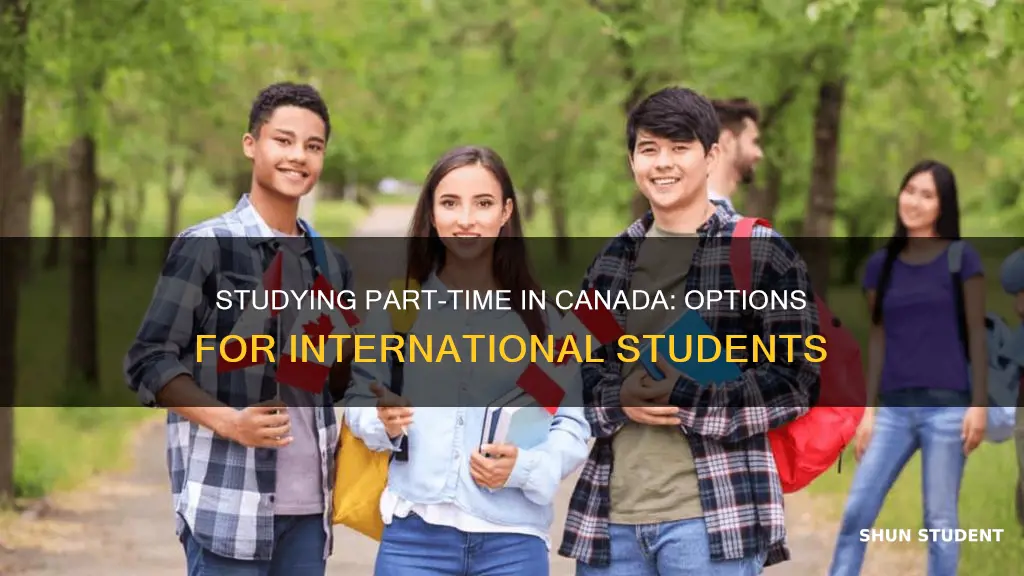 can international student study part time in canada