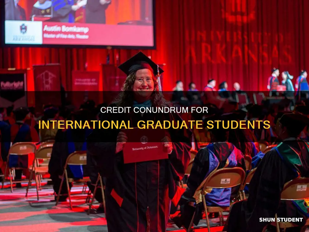 can international student take 3 credit in final graduate