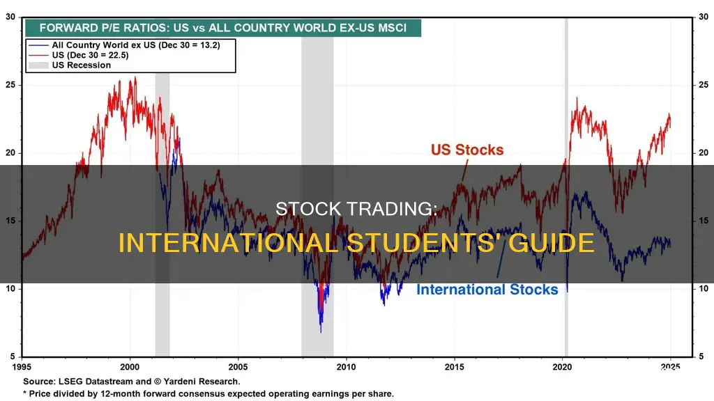 can international student trade stock