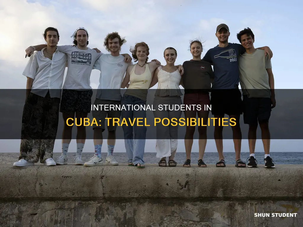 can international student travel to cuba