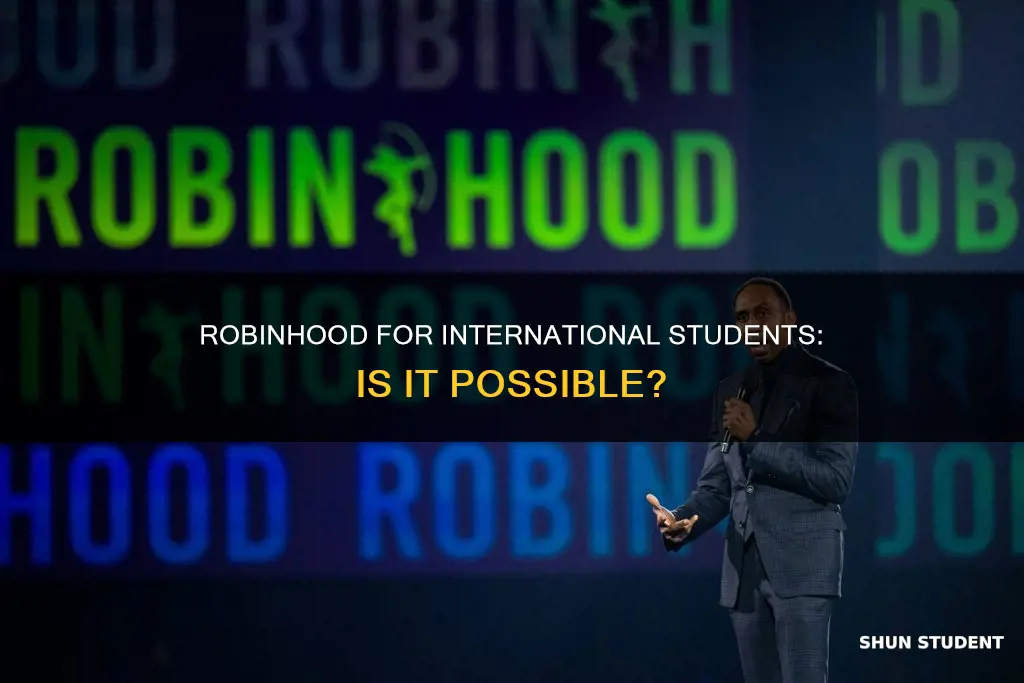 can international student use robinhood