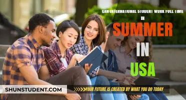 Full-Time Work for International Students in the USA During Summer