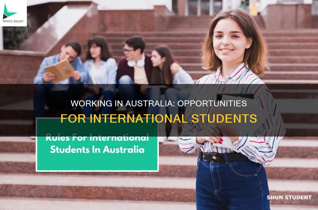 can international student work in australia