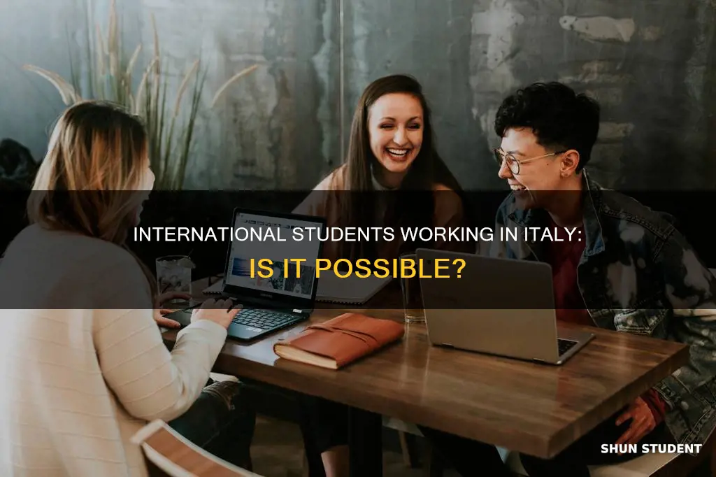can international student work in italy