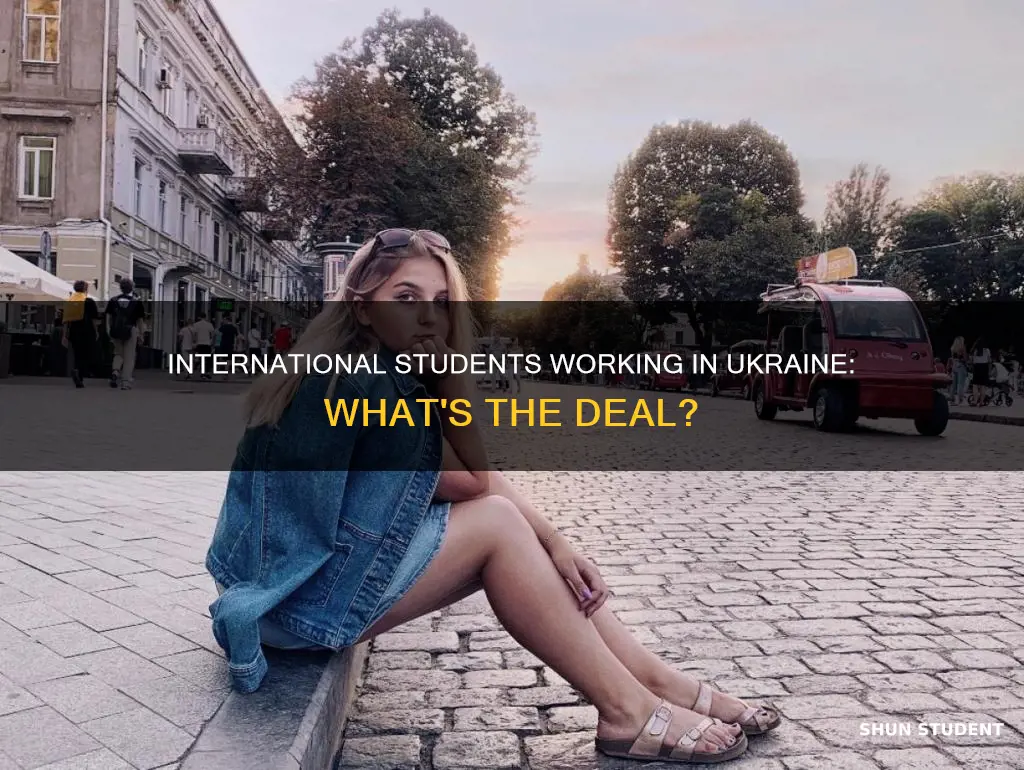can international student work in ukraine
