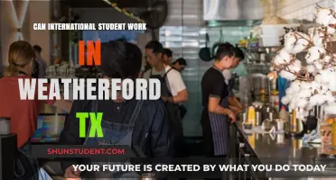 Working in Weatherford, TX as an International Student