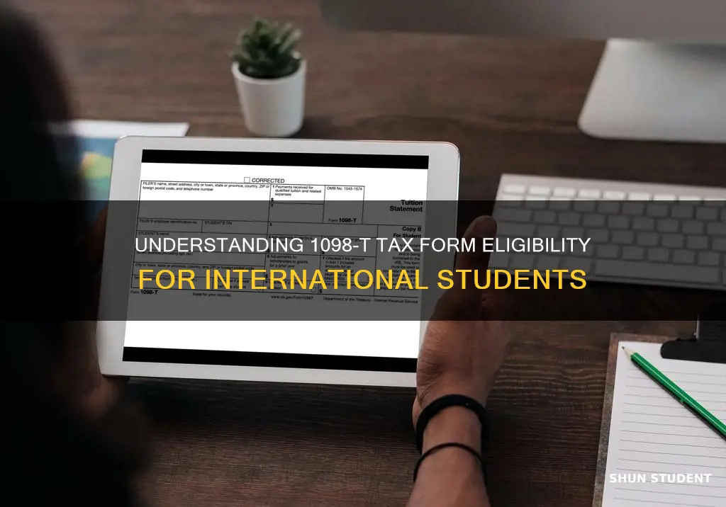 can international students appliy for 1098t