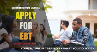International Students: EBT Application Eligibility