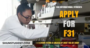 International Students: F31 Application Eligibility