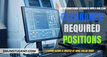 International Students: ITAR Clearance Job Prospects