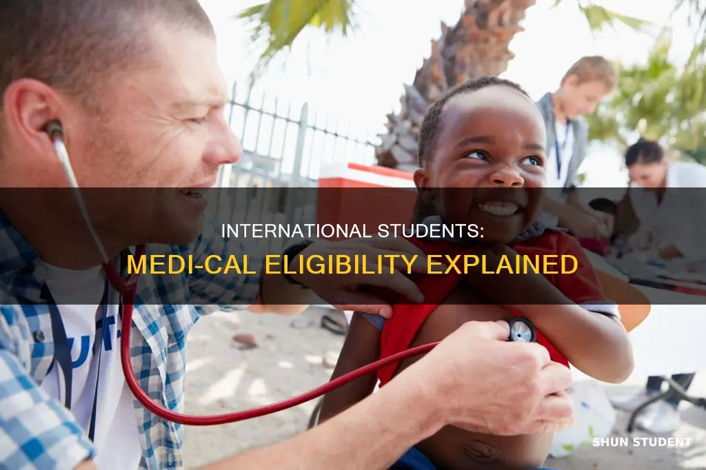 can international students apply for medi cal