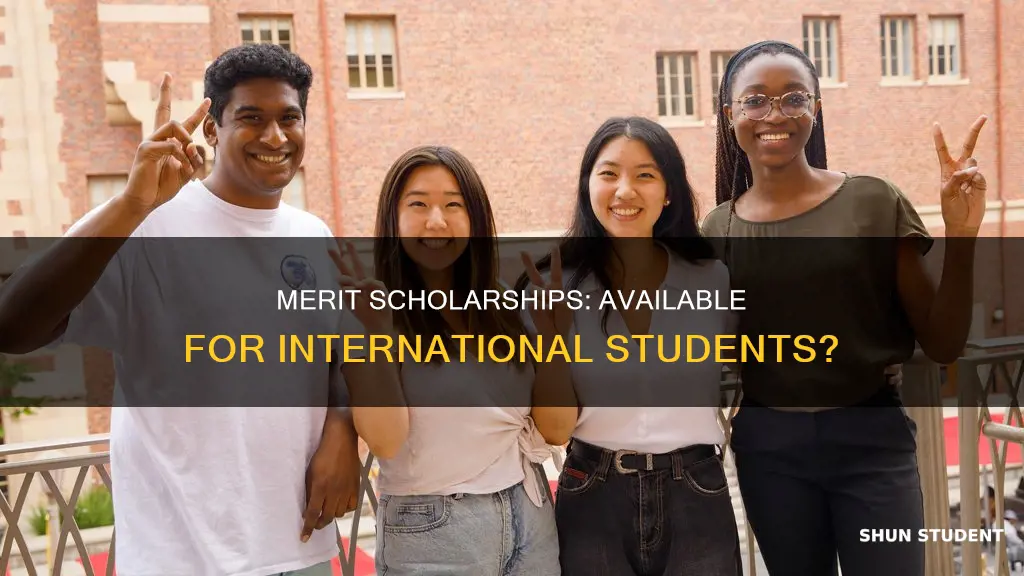 can international students apply for merit schlorship