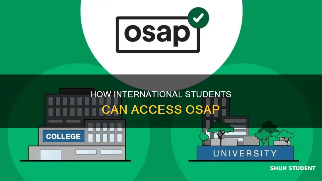 can international students apply for osap