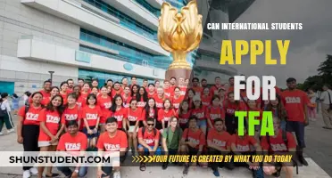 International Students: TFA Application Process Explained