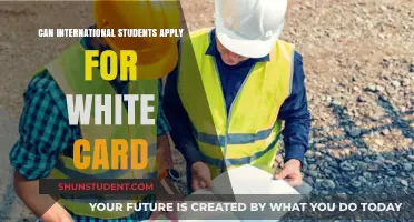 White Card Access: International Students' Guide to Application
