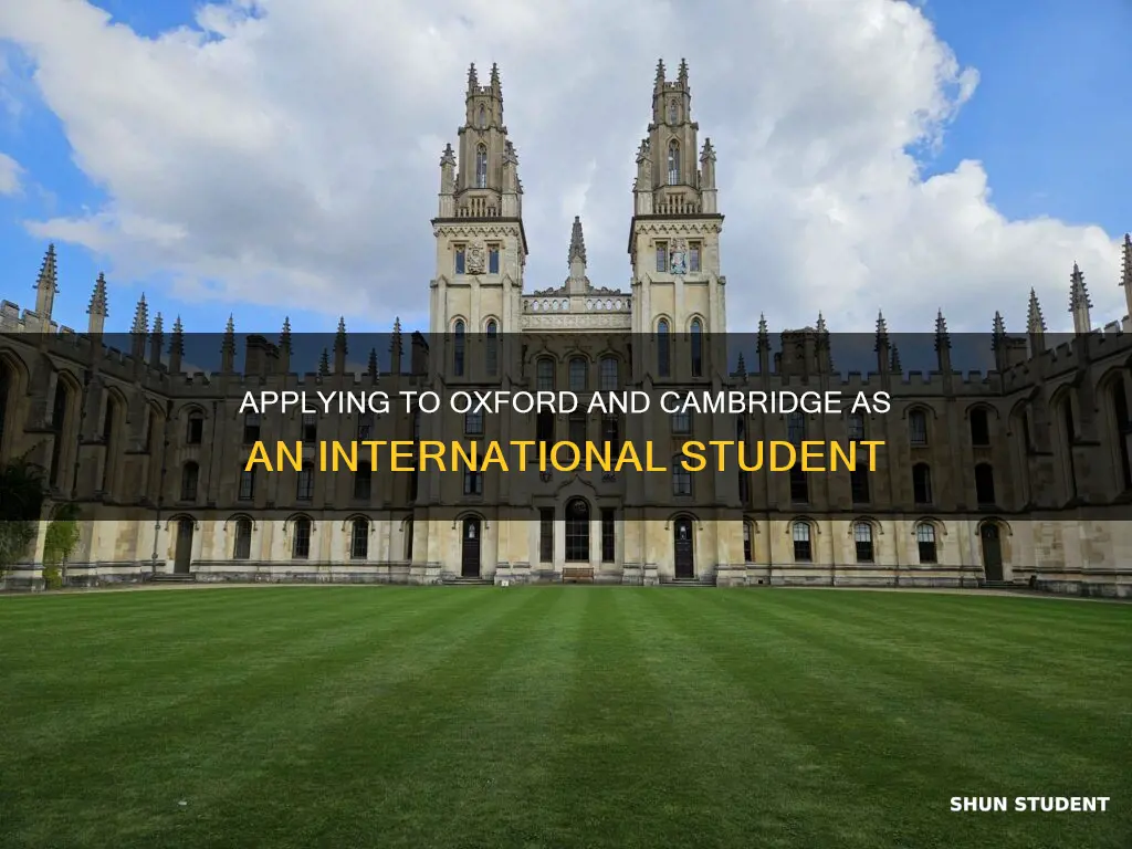 can international students apply to both oxford and cambridge