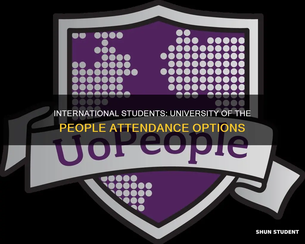 can international students attend university of the people