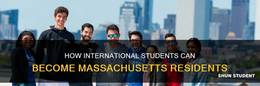 can international students be a massachusetts resident