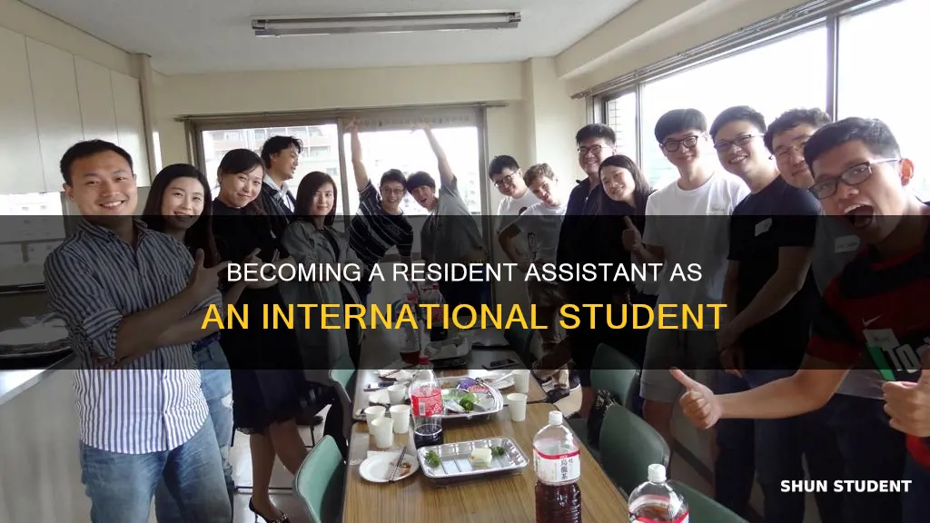 can international students be a resident assistant