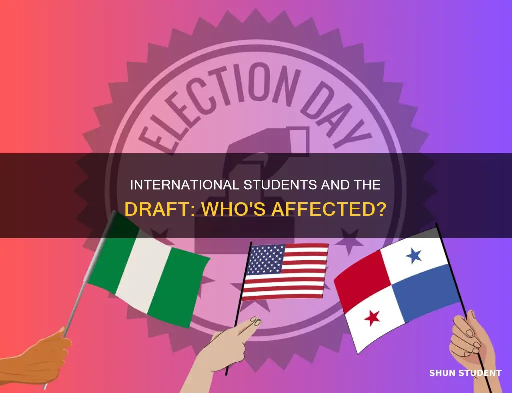 can international students be drafted