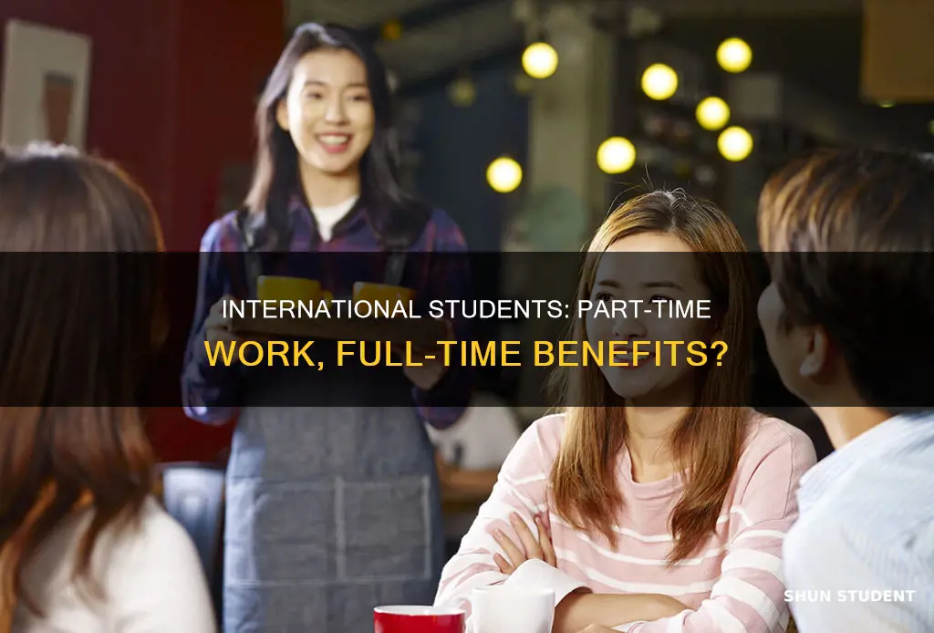 can international students be part-time credits