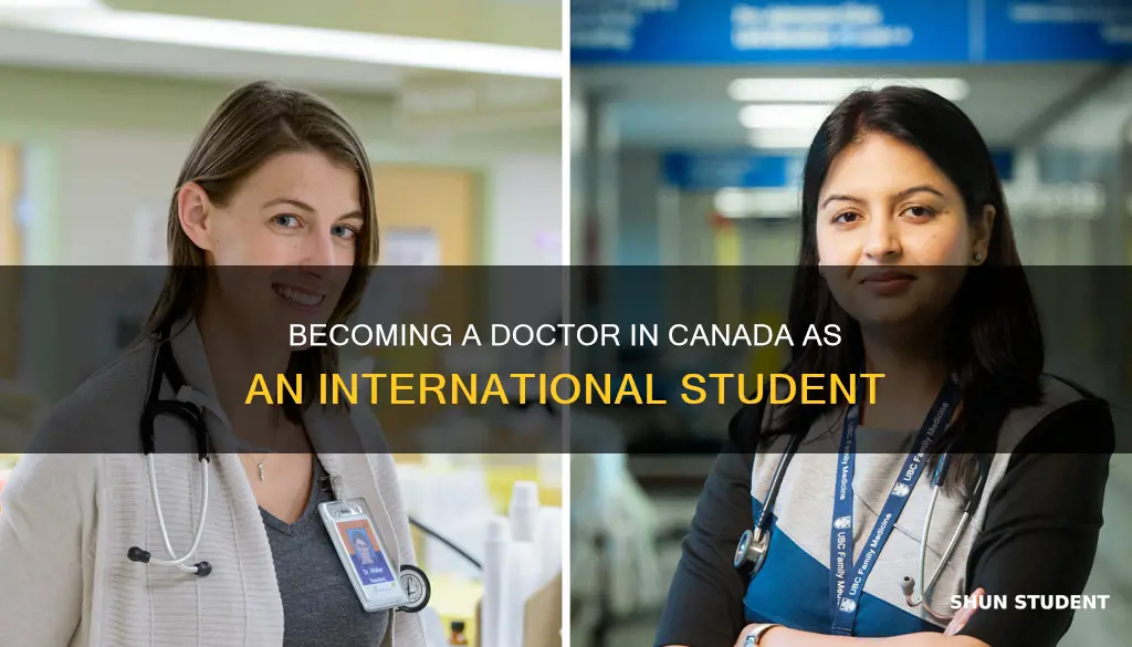 can international students become doctors in canada