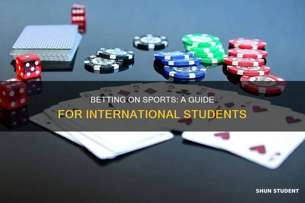 can international students bet on sports