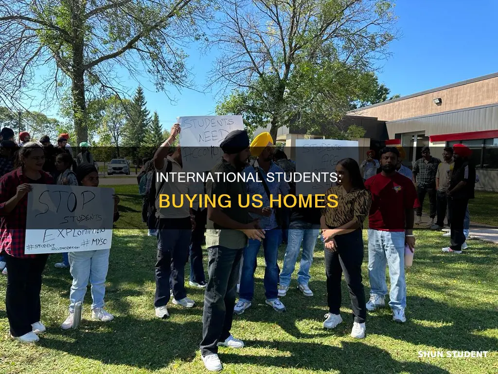 can international students buy a house in the us
