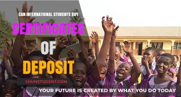 International Students: Invest in CDs?