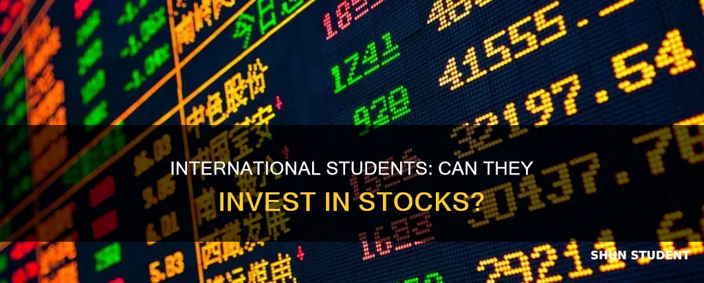 can international students buy shares