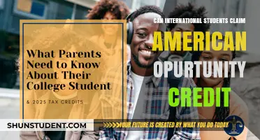 International Students: Claiming American Opportunity Credit?