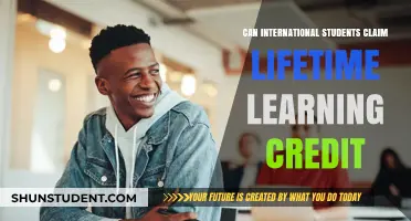 International Students: Claiming Lifetime Learning Credit