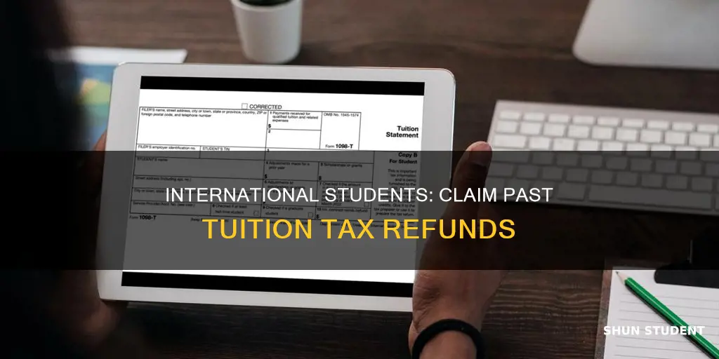 can international students claim tax for past tuitions
