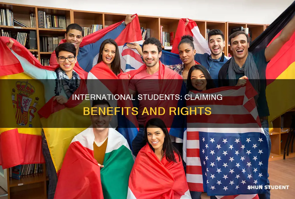 can international students claim