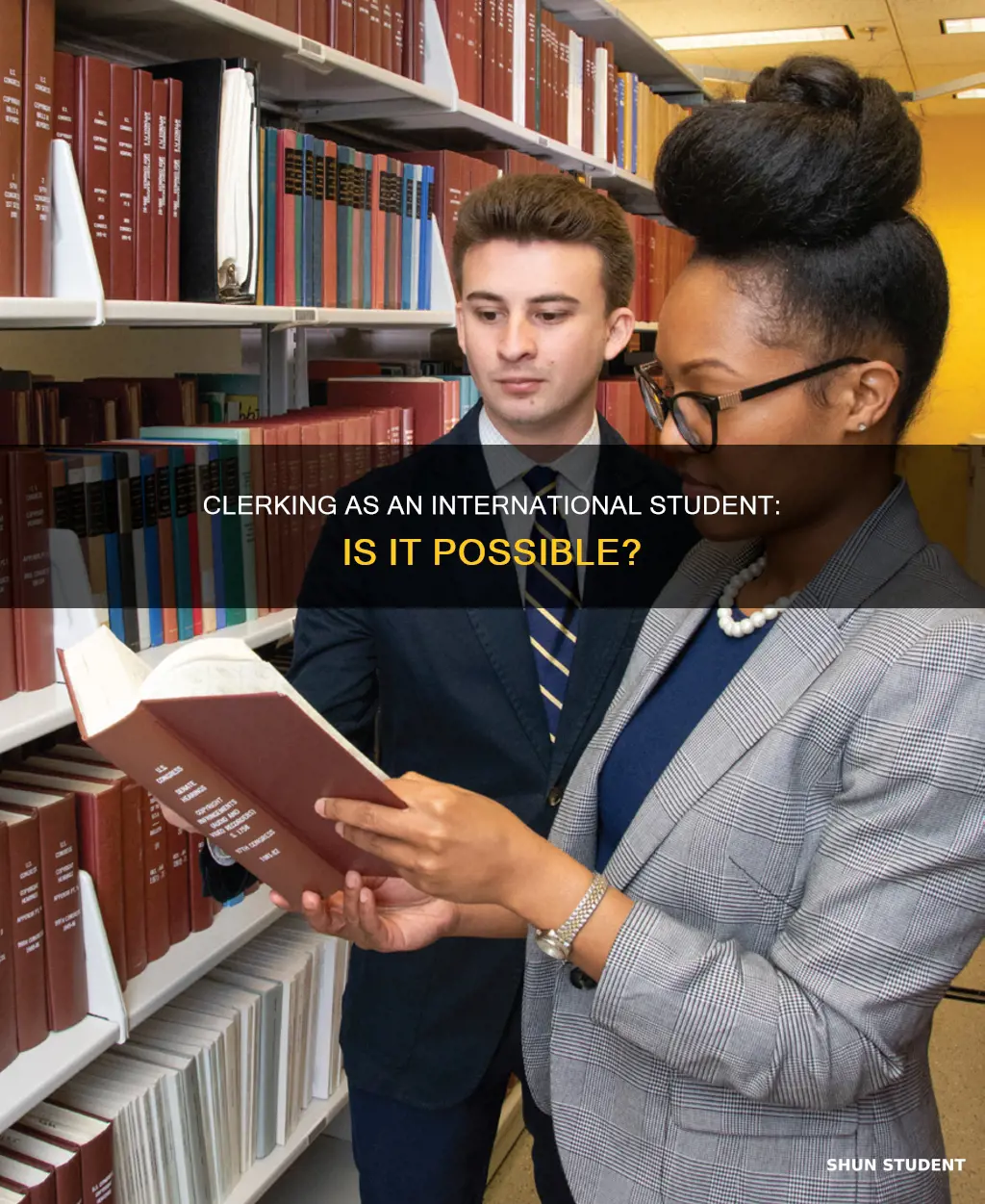can international students clerk