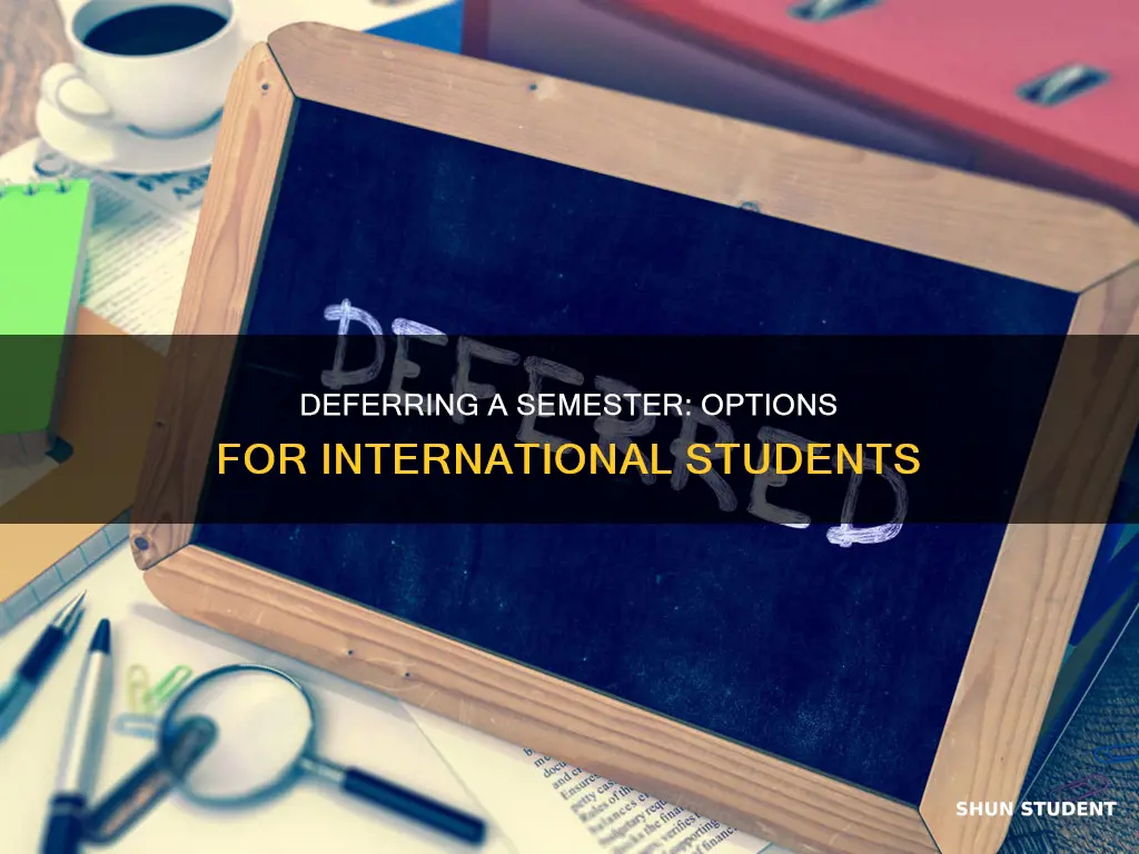 can international students defer a semester