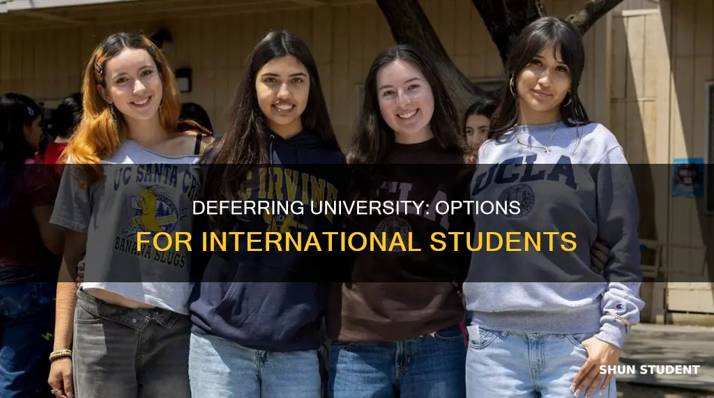 can international students defer