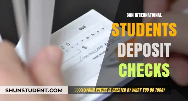 How International Students Can Deposit Checks
