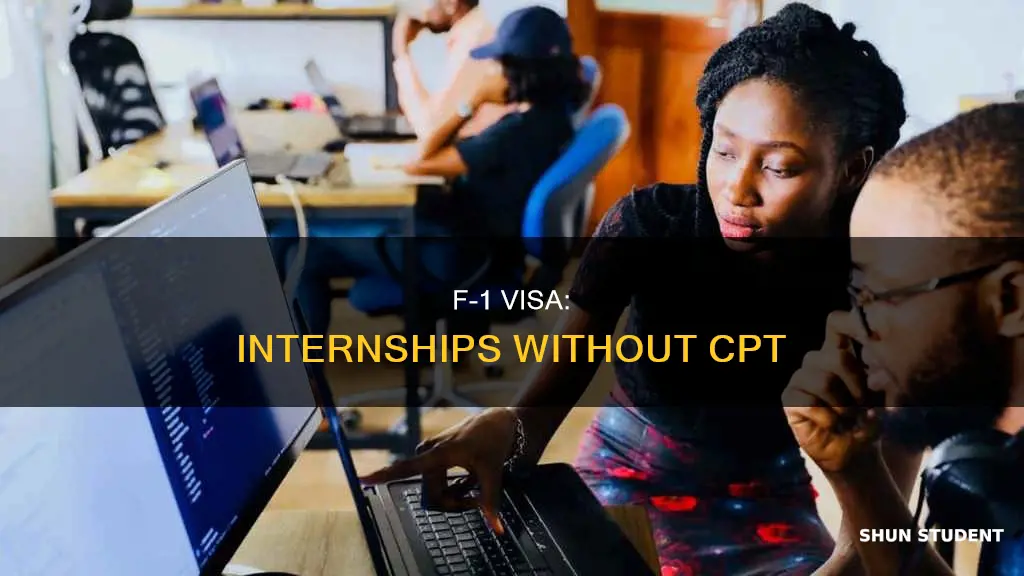 can international students do intern without cpt