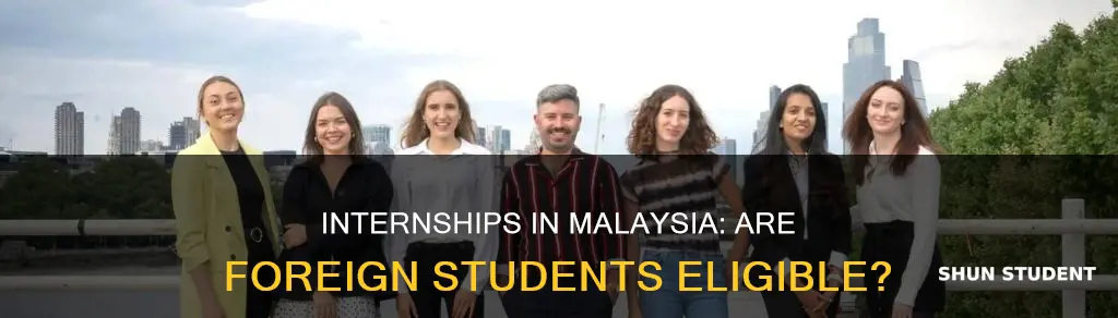 can international students do internships in malaysia