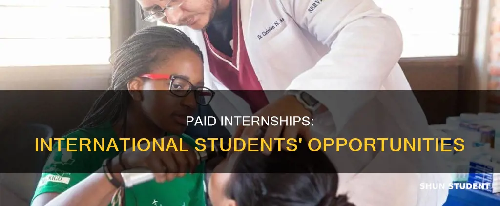 can international students do paid internships