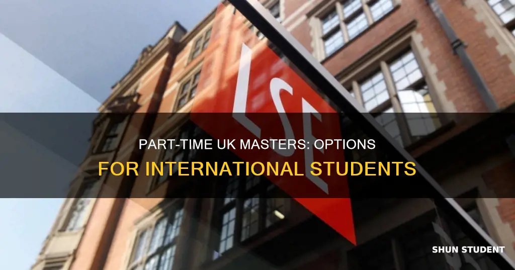 can international students do part time masters in uk