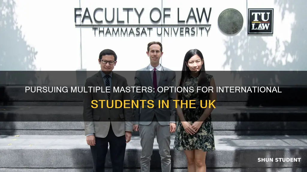 can international students do two masters in uk