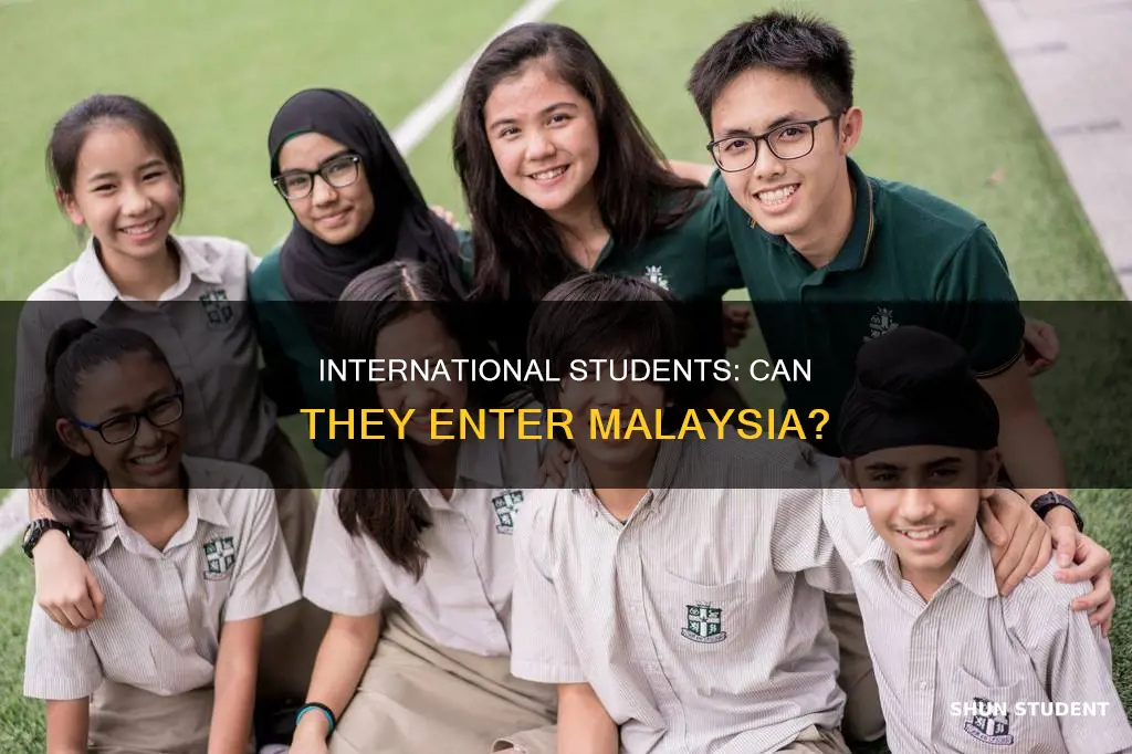 can international students enter malaysia