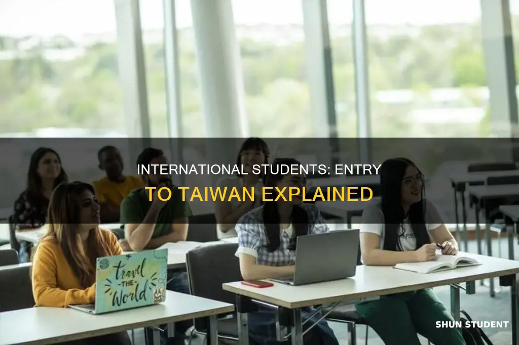 can international students enter taiwan