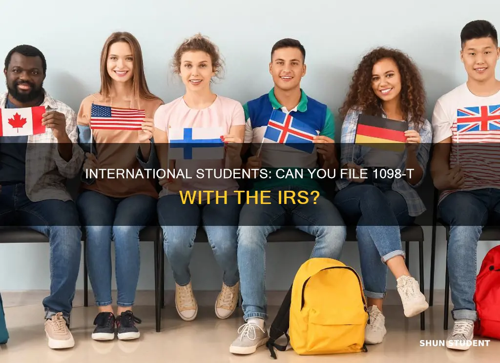can international students file 1098 t irs