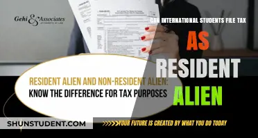International Students: Filing Taxes as a Resident Alien?