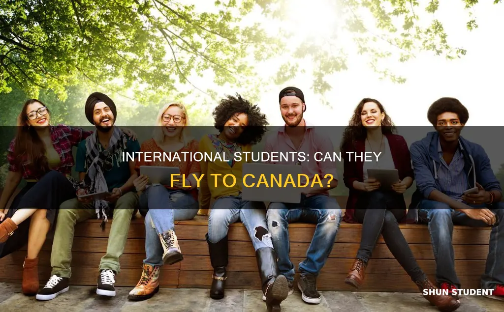 can international students fly to canada